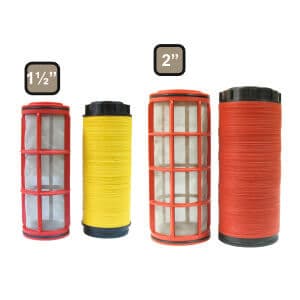 Cartridges for In-Line Filters 1½″ & 2″