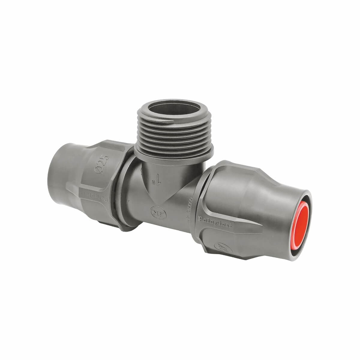 Tee connection Male Threaded Lock 6 ATM